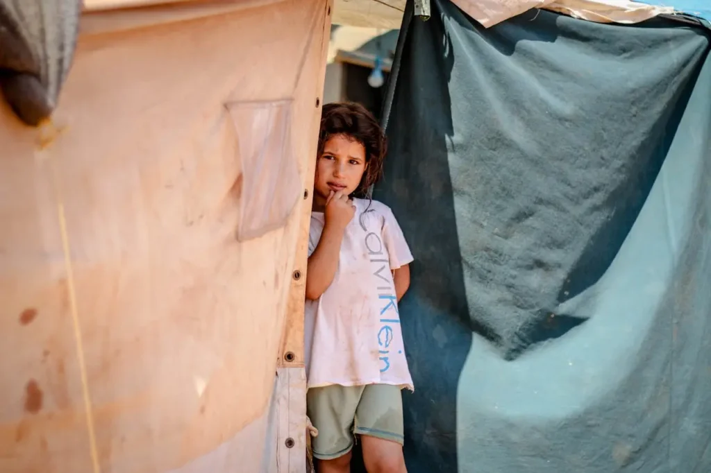 Refugee child